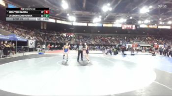 110 lbs Champ. Round 3 - Lauren Echeverria, Crook County vs Maliyah Garcia, New Plymouth