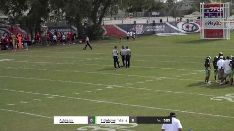 Titletown Titans vs. Addison Cowboys - 2022 Pop Warner Football Super Bowl