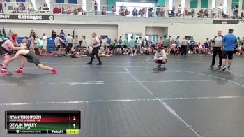 210 lbs Quarterfinals (8 Team) - Ryan Thompson, U2 Upstate Uprising vs Devlin Bailey, Elite Misfits