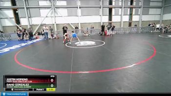 78 lbs Semifinal - Justin Hopkins, Priest River Wrestling Club vs David Gonzalez, Ascend Wrestling Academy