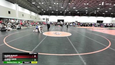 135 lbs Cons. Round 4 - Alexis Rusley, Liberty North vs Aubrie Davis, Little Axe