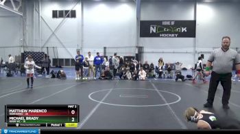 96 lbs Placement (4 Team) - Michael Brady, River WC vs Matthew Marenco, Warhawks