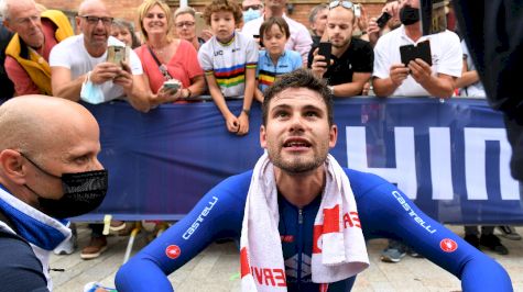 Filippo Ganna Defends Rainbow Jersey, Belgium Riders Round Out Podium