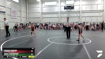 64 lbs Round 6 (8 Team) - Mason Horner, Contenders Green vs Nicky Patterson, U2 Upstate Uprising