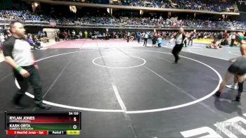 5A 120 lbs Cons. Round 3 - Rylan Jones, Canyon Randall vs Kash Orta, Lubbock Estacado