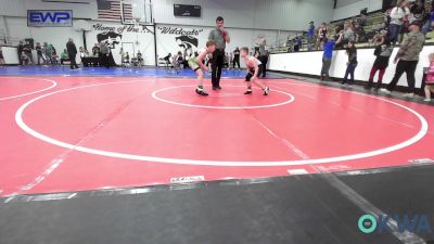 90 lbs Rr Rnd 1 - Landry Kindle, Warrior Wrestling vs Knox Blevins, Vinita Kids Wrestling