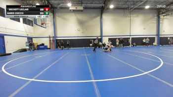 150 lbs Semifinal - Beckett Leclair, KRAZY Monkeys vs James Chicco, Savage Wrestling Academy