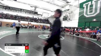 152 lbs Quarterfinal - Maximailiano Rubalcava, Rancho Cucamonga vs Joseph Perez, Chino Hills
