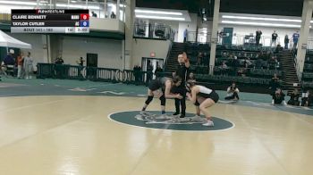 160 lbs Cons. Round 2 - Claire Bennett, Manchester vs Taylor Cutler, Adrian College