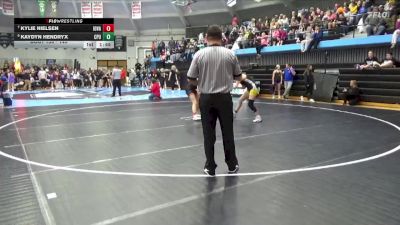 145 lbs Cons. Round 2 - Kylie Nielsen, Iowa Valley, Marengo vs Kaydyn Hendryx, Center Point-Urbana
