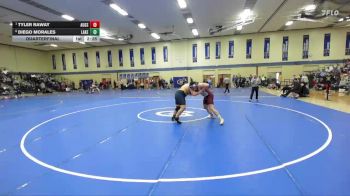 285 lbs Quarterfinal - Tyler Raway, Augsburg vs Diego Morales, Lakeland