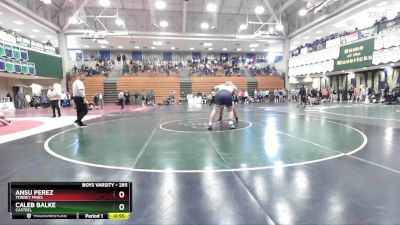 285 lbs Cons. Round 4 - Ansu Perez, Torrey Pines vs Caleb Balke, Casteel