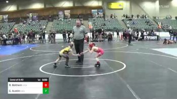 49 lbs Semifinal - Tori Conn, Illinois Valley Mat Club vs Clace Hanlon, Slam WC