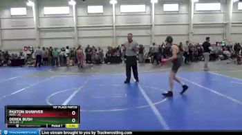 92 lbs Finals (2 Team) - Paxton Shawver, M2TC vs Derek Bush, VA Elite