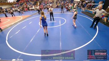 97.6-101.5 lbs Rr Rnd 1 - Lauren McHam, Maverick Elite Wrestling vs Joelynn Gingrich, HARRAH BTB