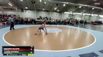 106 lbs 5th Place Match - Matthew Salazar, Centauri vs Cooper Mathews, Cherokee Trail