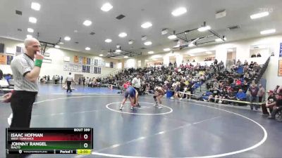 150 lbs Semifinal - Isaac Hofman, West Torrance vs Johnny Rangel, Rialto