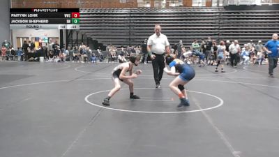 88 lbs Round 1 - Paitynn Lohr, Williamsburg Wrestling Club vs Jackson Shepherd, Reaper Wrestling