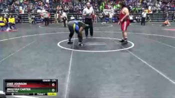 275 lbs Champ. Round 1 - Jhuliyan Carter, Wolfpak WC vs Jake Johnson, Naperville WC