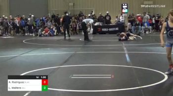 64 lbs Prelims - Alex Rodriguez, Black Fox Academy vs Lane Walters, Salina WC