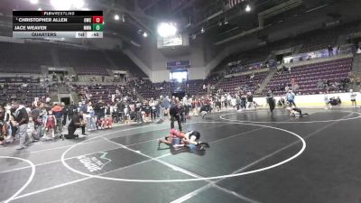 56 lbs Quarters - Christopher Allen, Oconomowoc Wrestling Club vs Jace Weaver, Moen Wrestling Academy