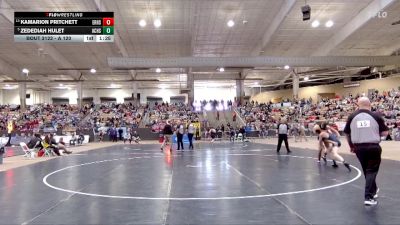 A 120 lbs Quarterfinal - Zedediah Hulet, Anderson Co. High School vs Kamarion Pritchett, East Ridge High School