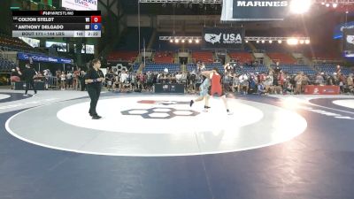 144 lbs Champ. Rd Of 128 - Colton Steldt, Wisconsin vs Anthony Delgado, Nevada