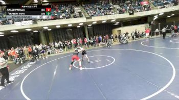 144 lbs Champ. Round 2 - Robert Suvi, Unattached vs Caleb Padilla, Deerfield