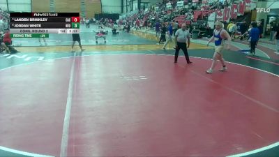 285 lbs Cons. Round 2 - Jordan White, NEO vs Landen Brinkley, Carl Albert