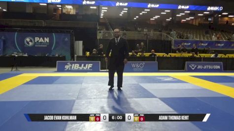 Adam Thomas Kent vs Jacob Evan Kuhlman 2026 Pan Jiu Jitsu IBJJF Championship