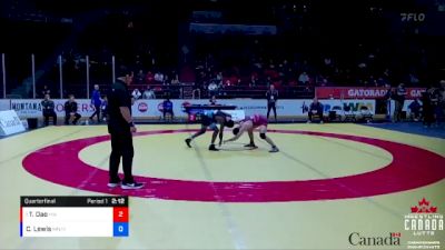 61kg Quarterfinal - Tin Dao, Hamilton WC vs Cruz Lewis, Montreal NTC / Vanier College WC