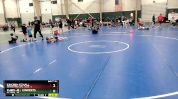 110 lbs Round 3 (8 Team) - Marshall Lenderts, JR Titans vs Lincoln Schall, Kearney Matcats - Blue