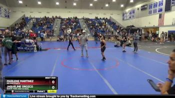 116 lbs Semifinal - Jaqueline Orozco, Buena Park High School vs Marlene Martinez, Big Dog Ranch