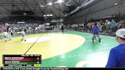 116-127 lbs Round 2 - Grace Reagan, Tahoma Jr. Bears Wrestling Club vs Nikita Nommensen, Twin City Wrestling Club