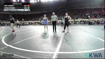 195 lbs Quarterfinal - Tatum Powers, Standfast vs Trey Tunnell, Keystone Kids Wrestling Club