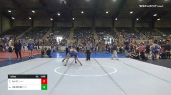 135 lbs Quarterfinal - Brody Seritt, Unattached vs Cohen Blaschke, Trion Mat Dogs