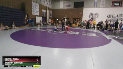 100 lbs Round 3 (6 Team) - Jackson Scruton, Southeast vs Keaton Tylka, Wright/HEM