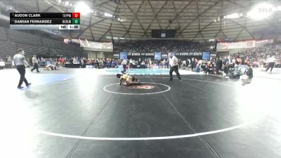 Boys 2A 120 lbs Semifinal - Damian Fernandez, Burlington-Edison vs Audon Clark, Toppenish