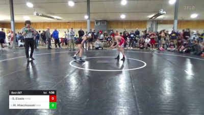 120 lbs Consi Of 8 #1 - Sam Eisele, Honesdale vs Mason Mieczkowski, Sinking Spring