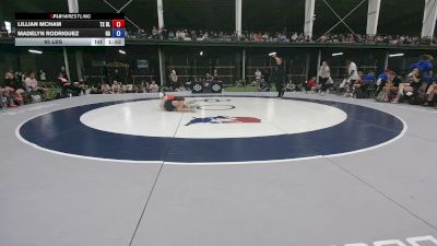 95 lbs Lillian McHam, Texas Blue vs Madelyn Rodriguez, Georgia