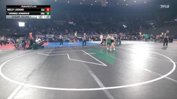 6A/5A Girls 135 Champ. Round 1 - Zorina Johnson, Ida B. Wells Girls vs Nelly Lozano, Hillsboro Girls