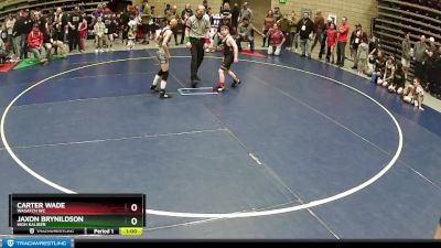 78 lbs Champ. Round 2 - Jaxon Brynildson, High Kaliber vs Carter Wade, Wasatch WC