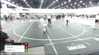 61 lbs Round Of 16 - Jett Cavazos, Top Rank vs Waylon Martin, Team Idaho