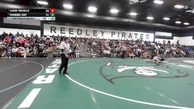 113 lbs 1st Place Match - Louie Trujillo, Central vs Dominic Day, St. Joseph