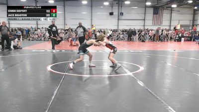 80 lbs Round 1 - 9:00am Friday - Jace Beaston, Southwest Elite vs Owen Seifert, Florida Elite
