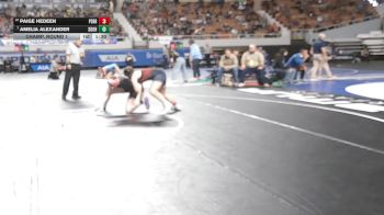 134-D1 Champ. Round 1 - Amelia Alexander, Sandra Day O`Connor High School vs Paige Hedeen, Perry