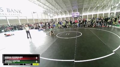 59 lbs Round 1 (4 Team) - Joshua Sawyer, Mat Demons vs Adrian Rodriguez, Salem Elite Wrestling