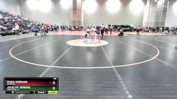 115 lbs Cons. Round 3 - Tiara Korman, Seckman vs Jocelyn Jenkins, Smithville JV