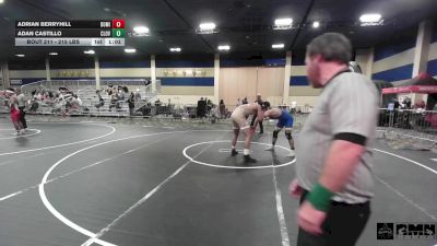 215 lbs Final - Adrian Berryhill, Dominate WC vs Adan Castillo, Clovis