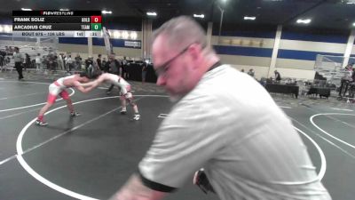 126 lbs Consi Of 8 #2 - Arcadius Cruz, Team Aggression vs Frank Soliz, Gold Rush Wr Ac